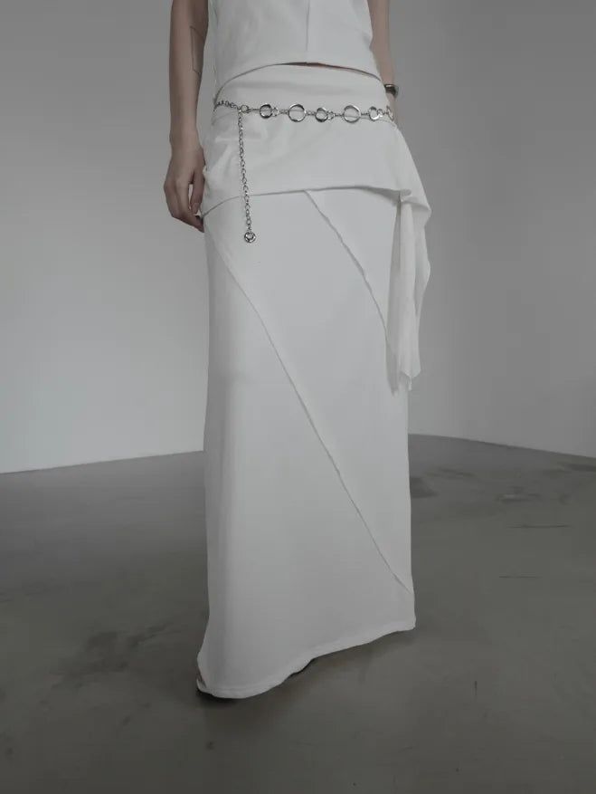 mnem（ムネム）の「Lucent Layered Long Skirt（Skirts）」