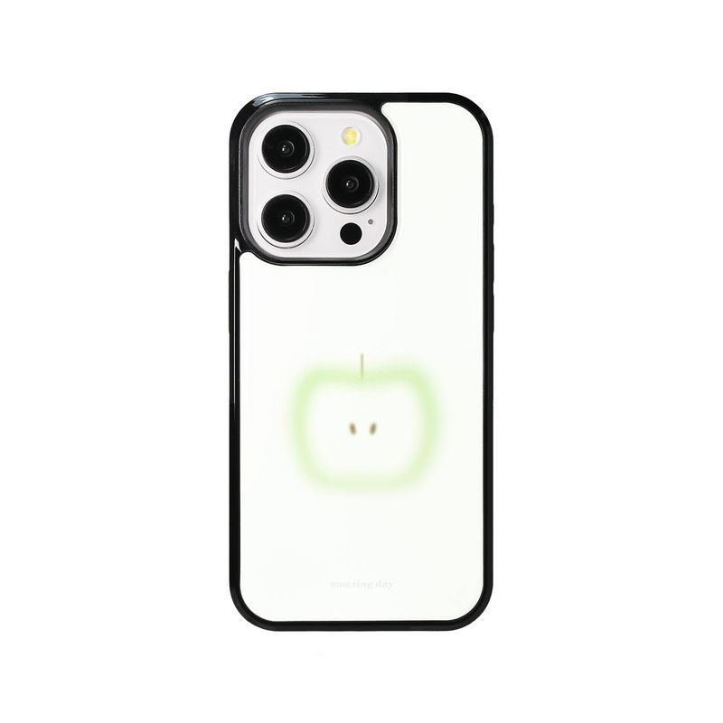 amazing day（アメージング デイ）の「[made] green apple -half (epoxy bumper case)（Smartphone Accessories）」