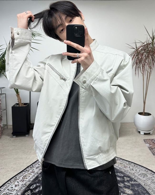 SATIIIZ(サティーズ)の「Et Biker Cotton Jacket(Jackets/Outerwear)」