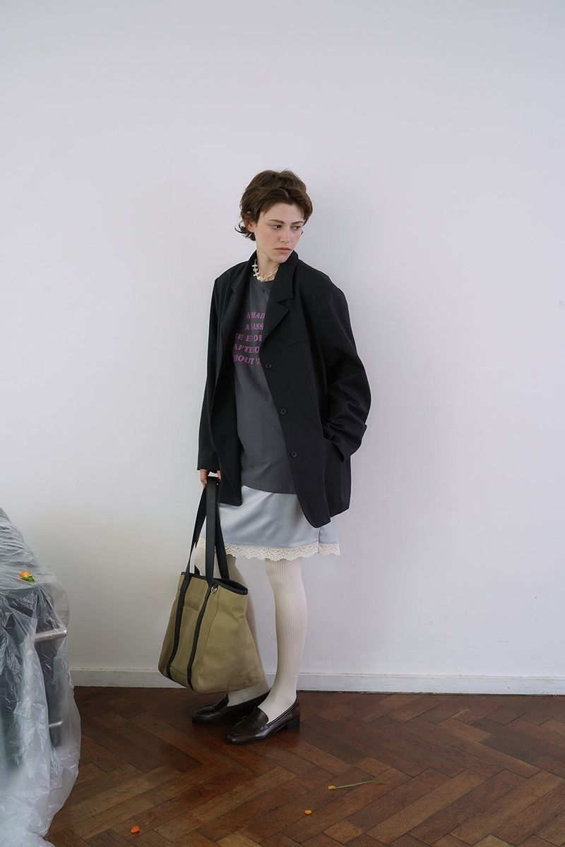 Carry shoulder bag_beige