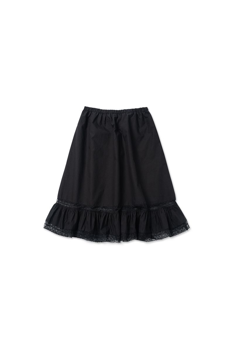 Faye lace skirt_black