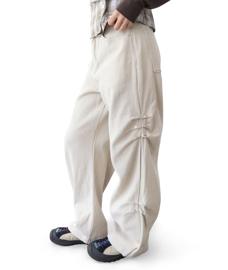 Keulli Shirring Flare Pants