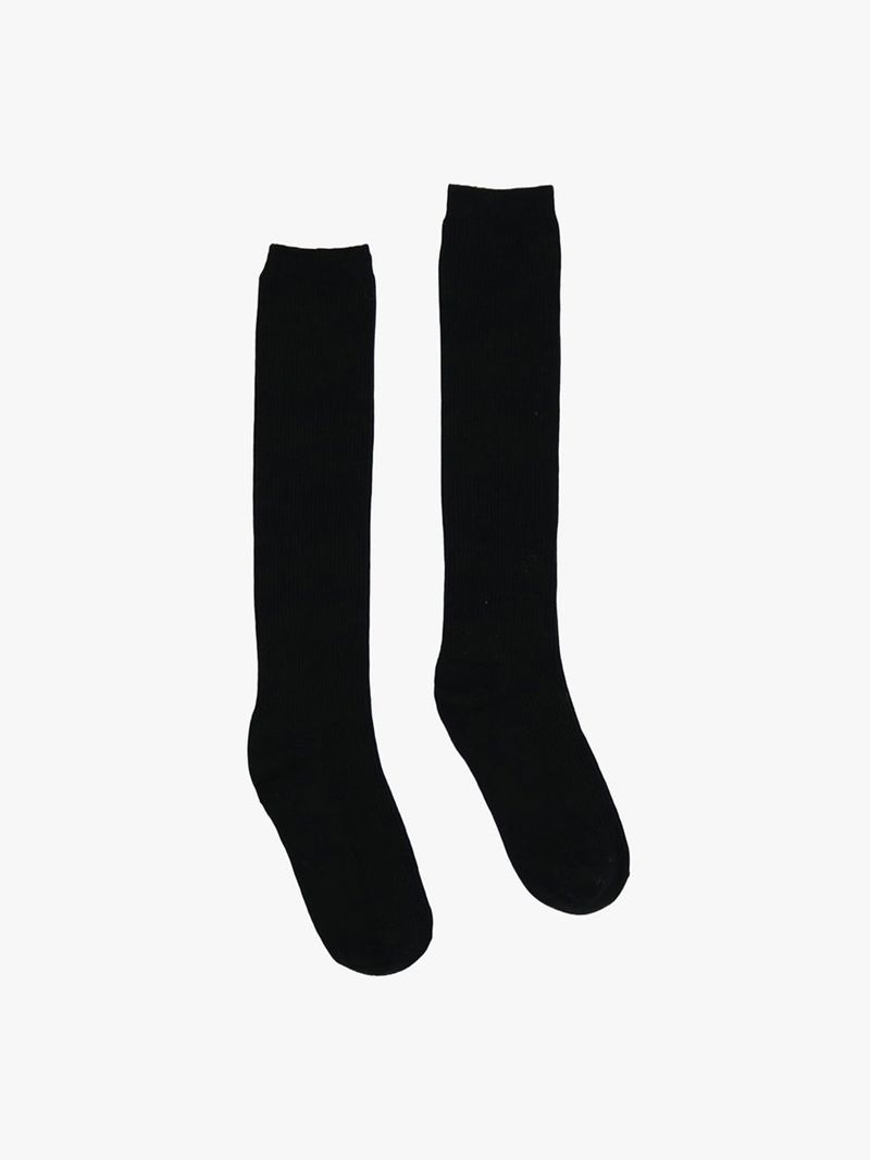 [2PAIRS 1SET] RIBBED KNEE SOCKS