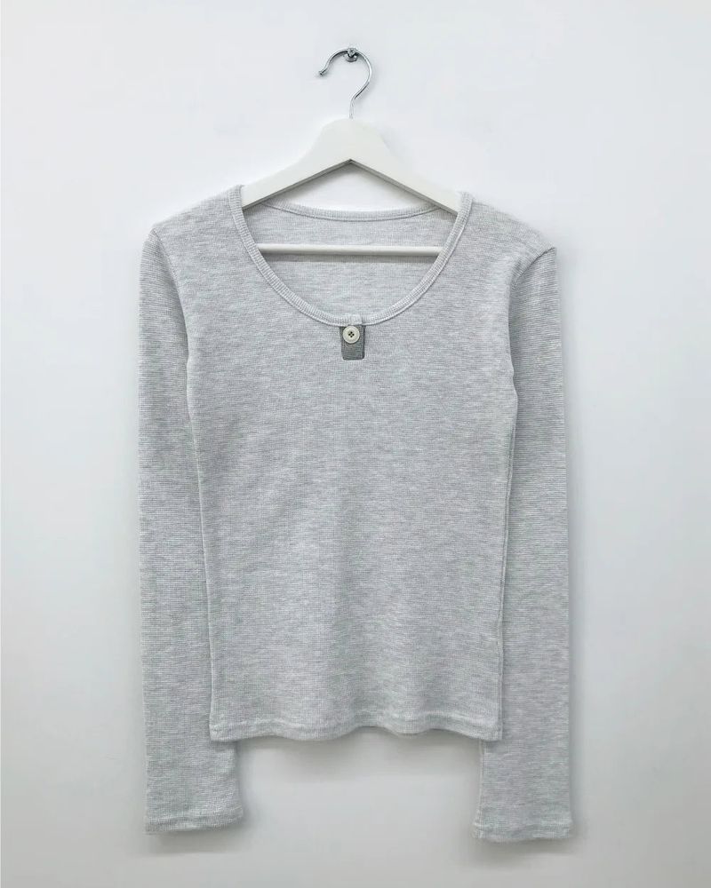 Chillin One-Button Long Sleeve (4color)