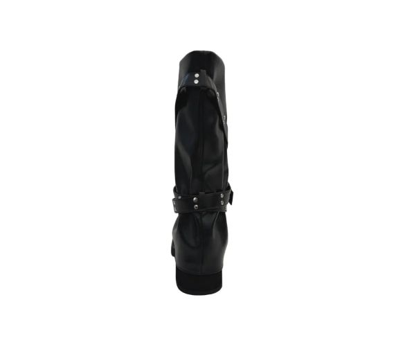 STUD HARNESS BIKER BOOTS