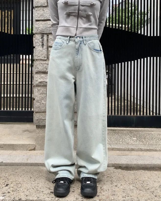ULAN（ユレン）の「Delf Ice Washed Wide Denim Pants（Pants）」
