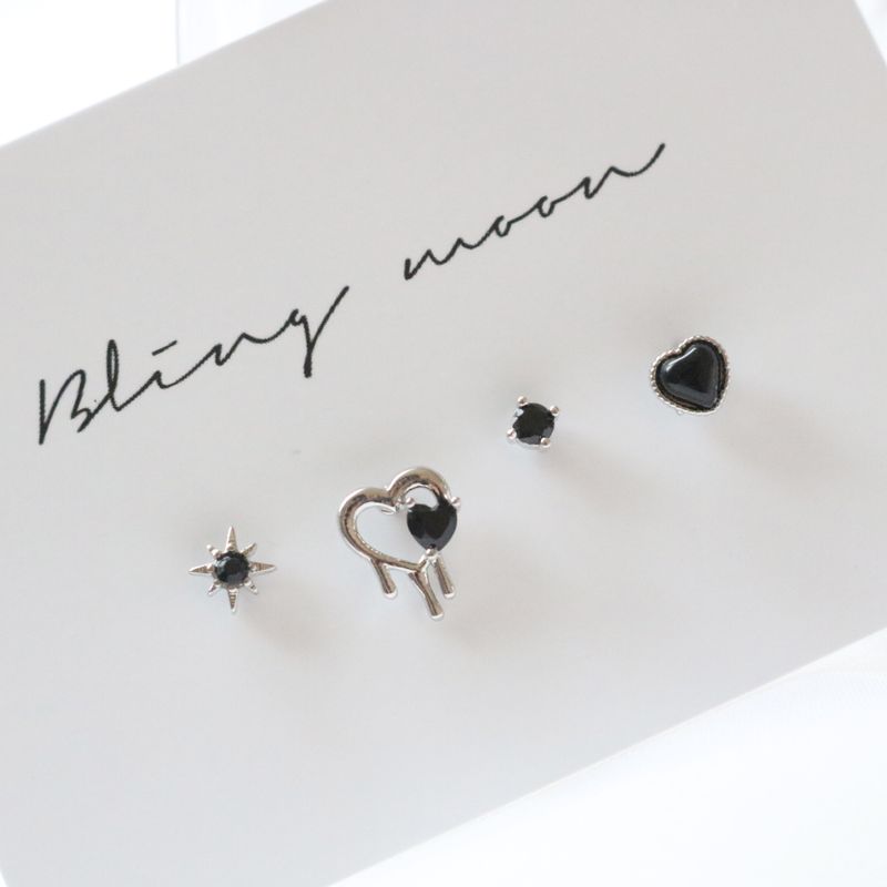 [4 set] Melting Heart Piercing Set