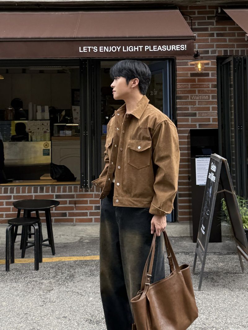 Tony western cropped suede jacket