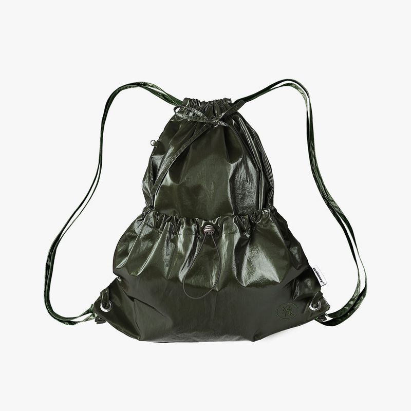 mellotory（メロートリー）の「METALIC STRING BAG (KHAKI)（Bags）」