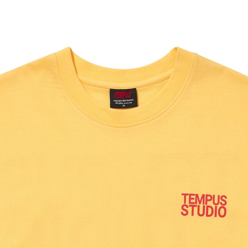 TIME LOGO T-SHIRT [YELLOW]