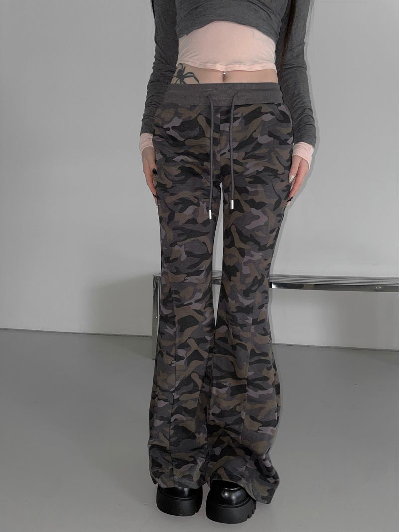 serch shirring camo bootscut pt