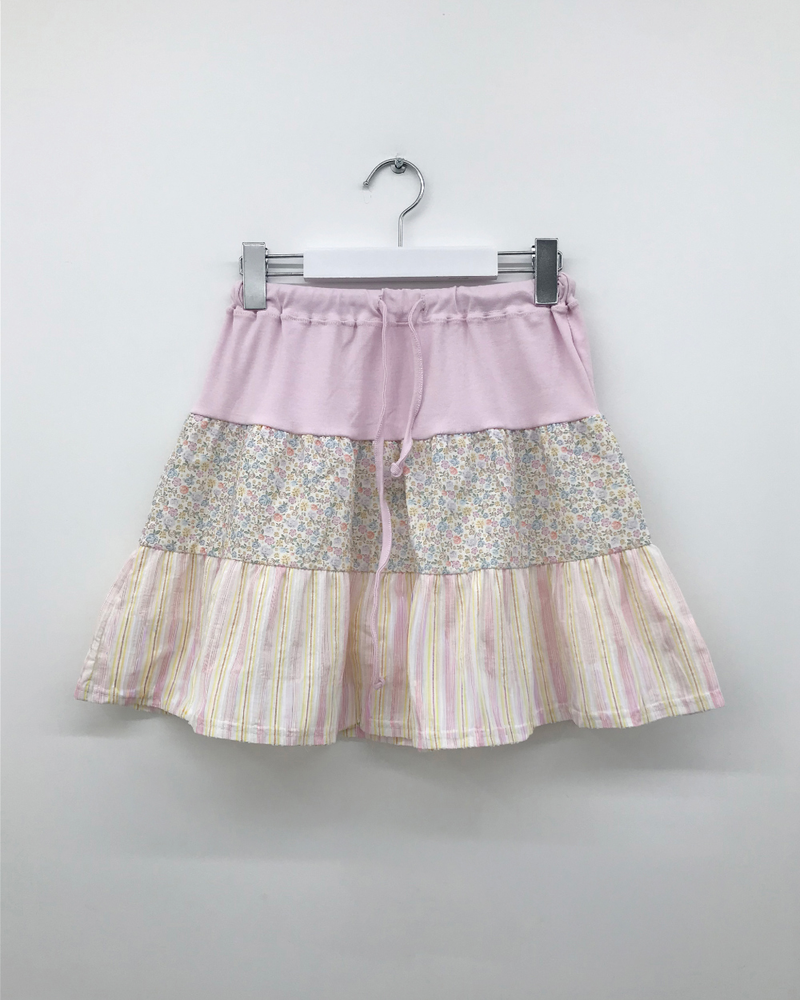 Mani patchwork skirt (2color)