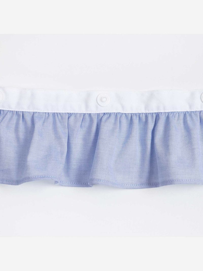 レギュラースナップフリルシャツ(WHITE)