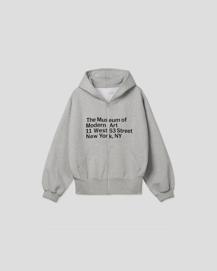 (UNISEX) Museum Bonded Hood Zip-Up