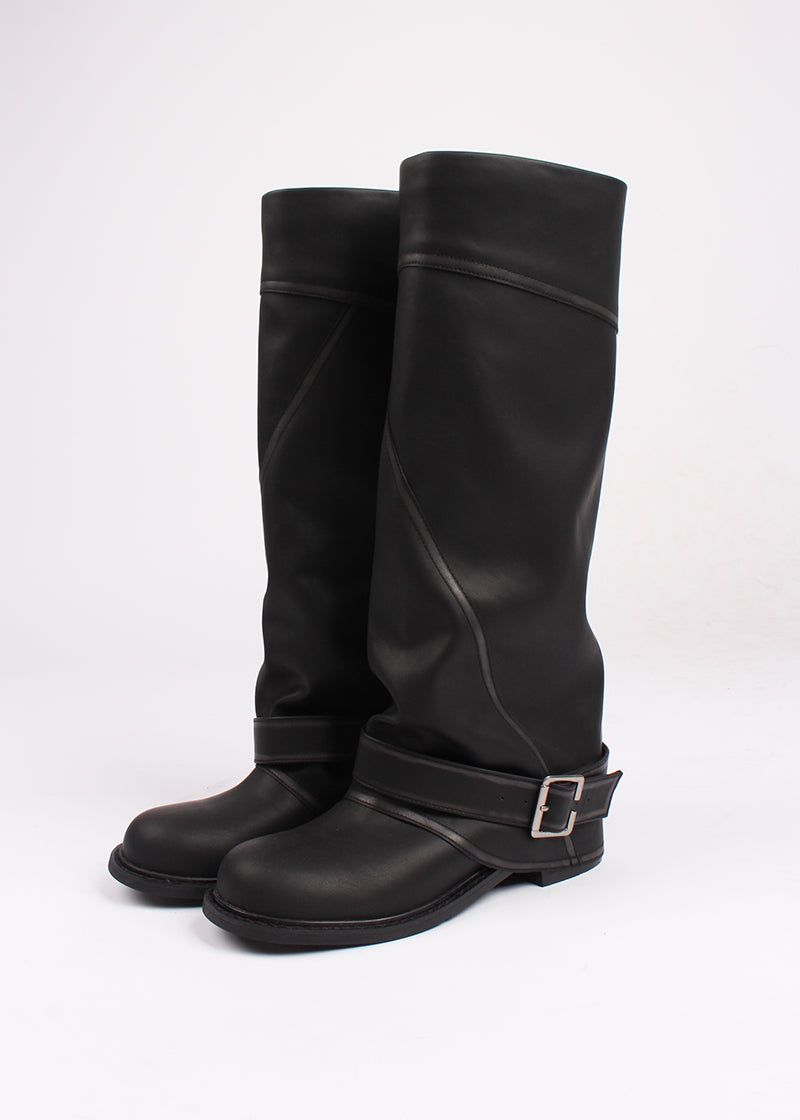 FOLDING BUCKLE BOOTS