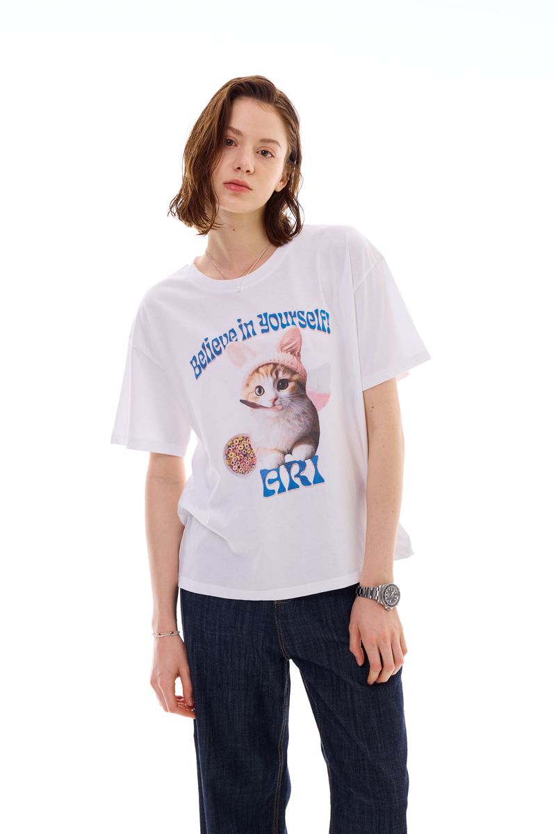 RABBIT CAT T-SHIRT