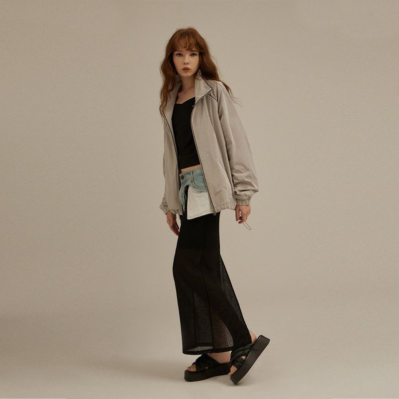 ULKIN（オルキン）の「Upcycling Denim Knit Skirt（Skirts）」