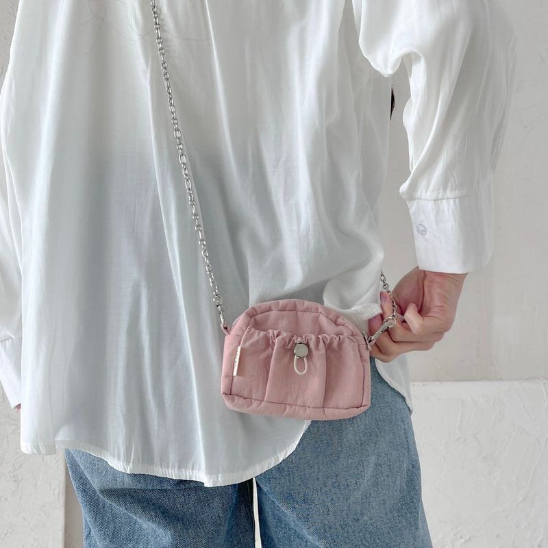 Card Wallet Mini Chain Bag-PINK