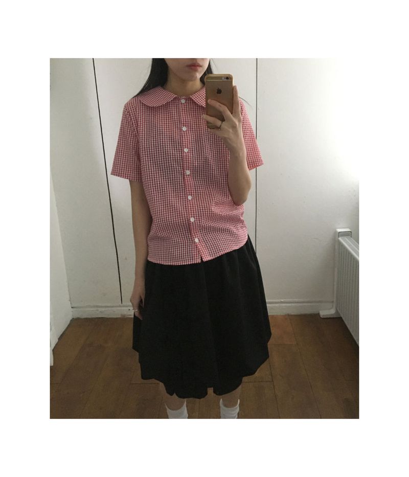  [fiebre] check 1/2 shirts 