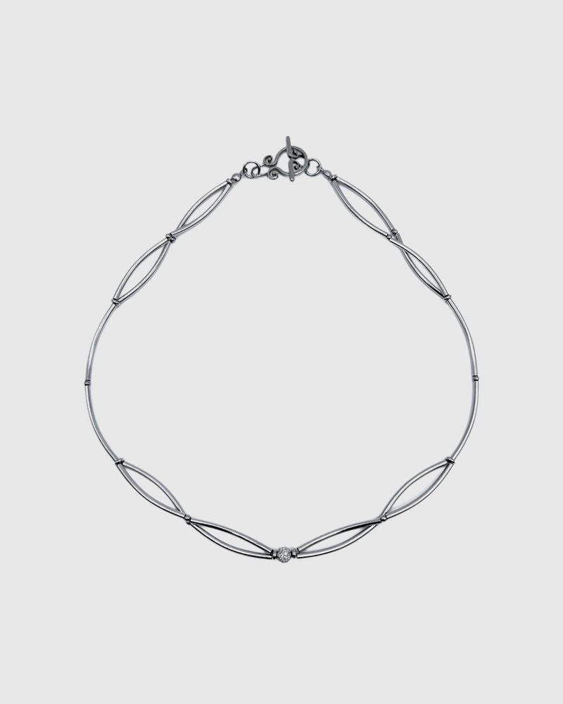 sanli(サンリー)の「ヴァイン キュービック ネックレス(アクセサリー)」