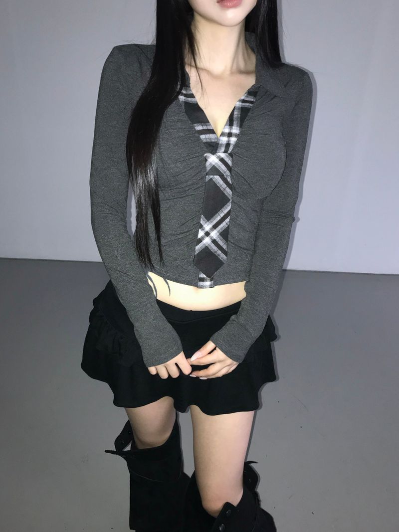 tie shirring shirts