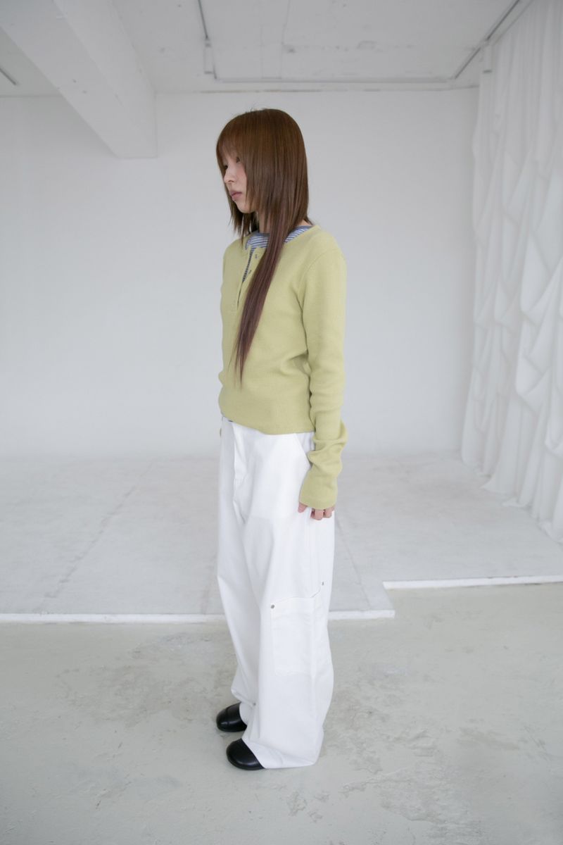rivet pocket wide pants(2colors)