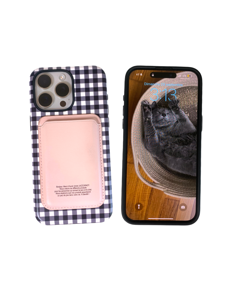 Check Case Rosy Wallet Set