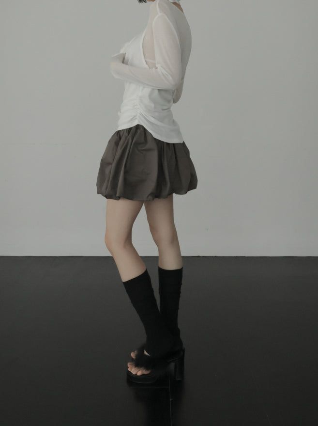 Leon See-through Snap Cardigan