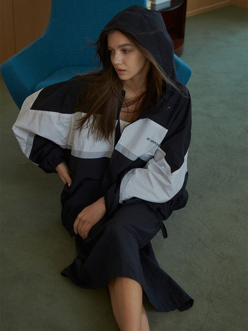 OVERFITTED MULTI COLOR HOODIE JUMPER_BLACK