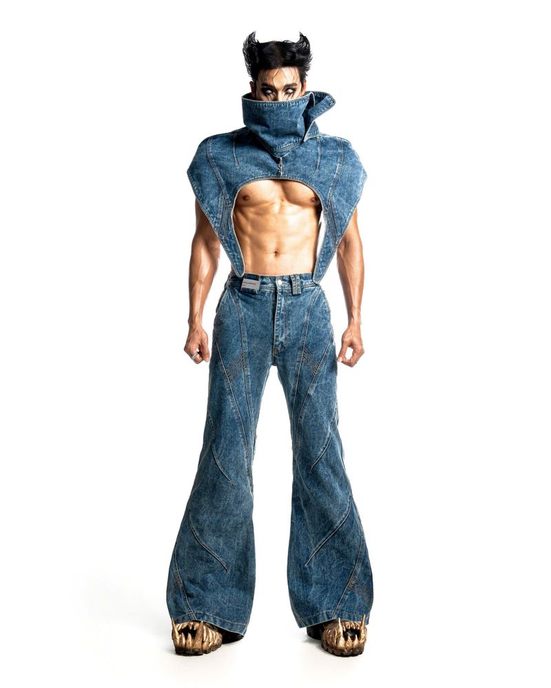 DKILLUMINATE（ディーケーイルミネイト）の「INFERNAL WAVE FLARE PANTS（Pants）」