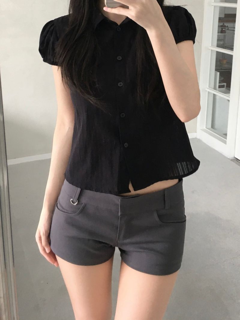 Elly Puff Blouse (2 colors)