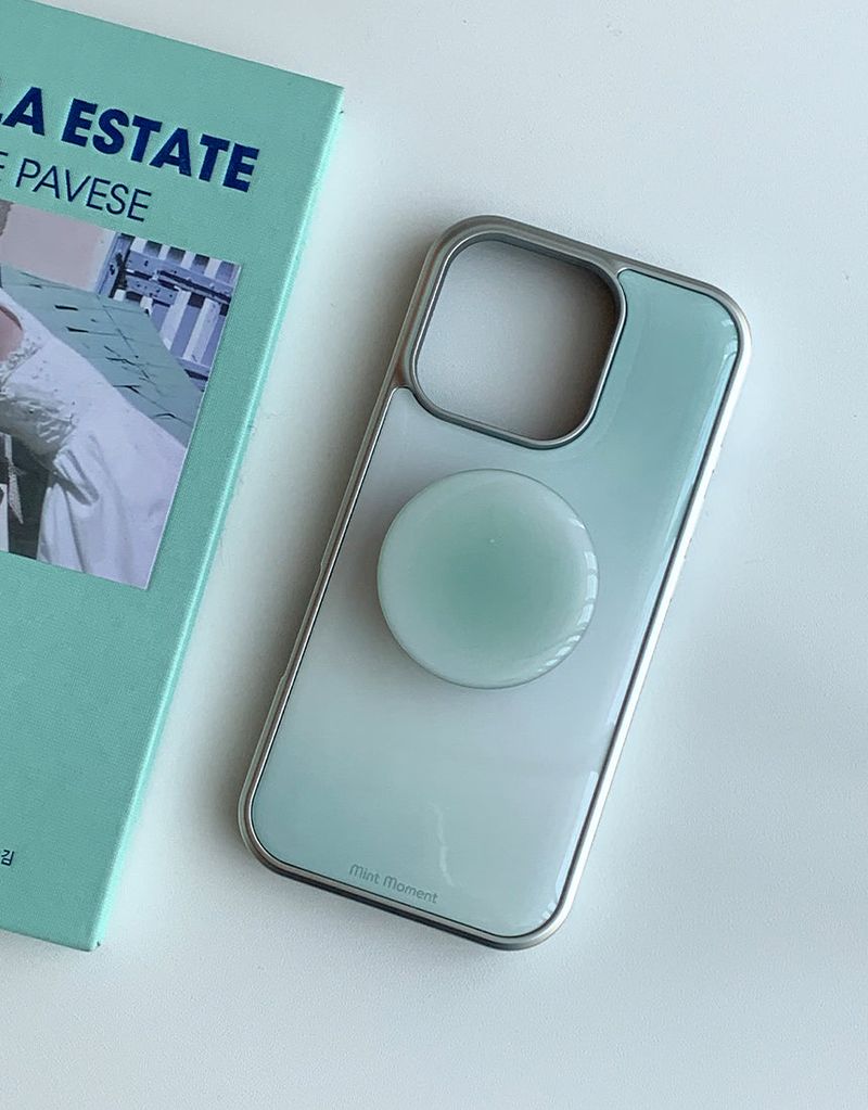 [MADE] ミントブリーズ エポキシ MagSafe対応 スマホグリップ