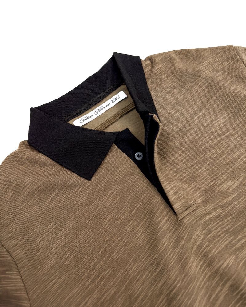 KMC | BOLIDE Minimalist Polo - Brown