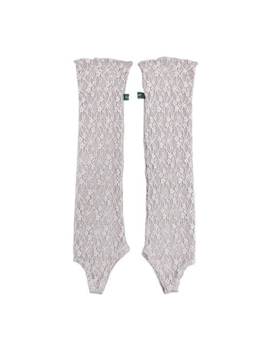 Lace See-through Open-toe Leg Warmers