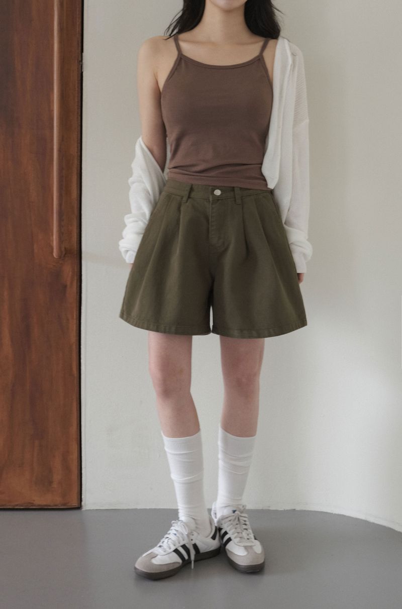 [MADE] Tweet, Pintack Cotton 5 Minute Shorts