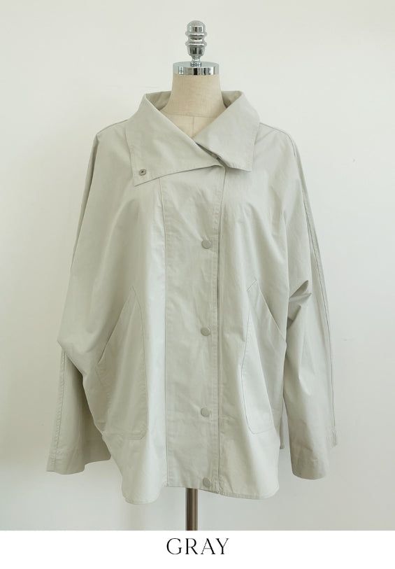 Baren Trench Half Coat Bomber Jacket