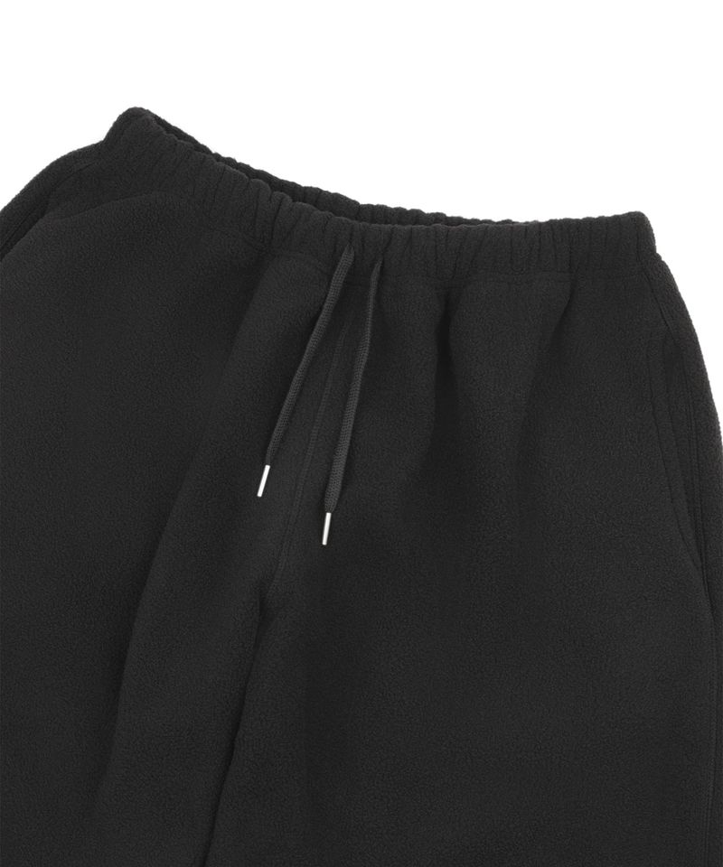Balloon Sweat Fleece Pants - Black