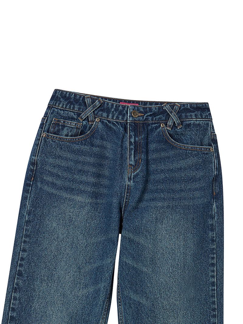 STAR APLIQUE DENIM PANTS INDIGO