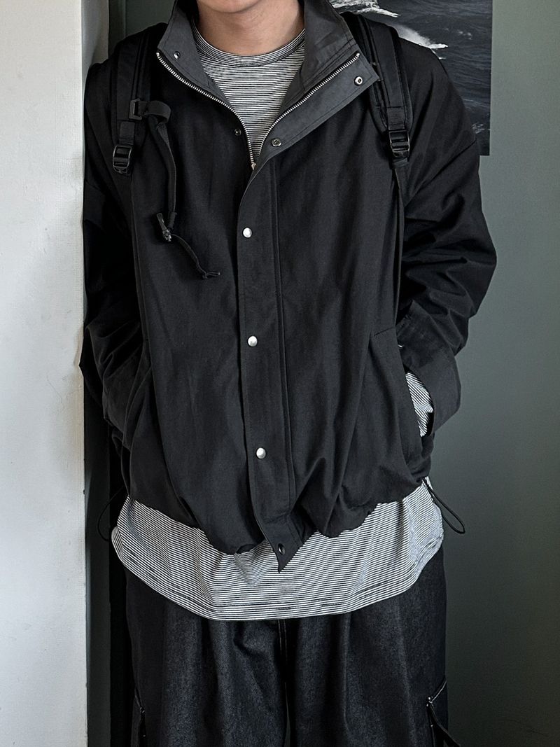 Taco Walk Color Block Short Jacket