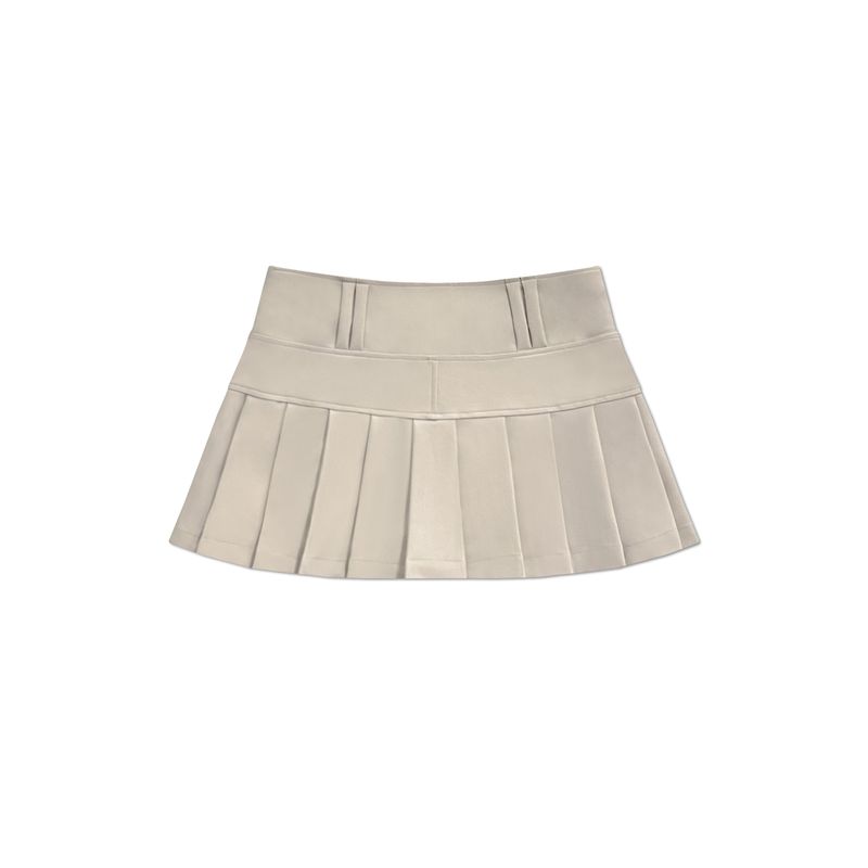 DVRK PRIVÉ LOW-RISE PLEATED MINI SKIRT