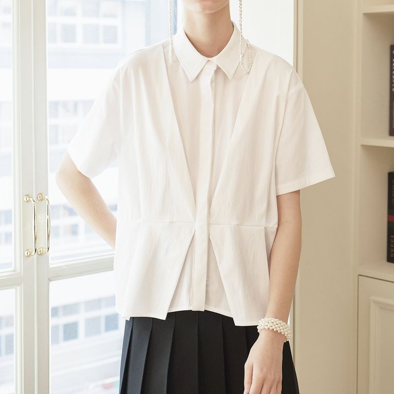 [LINE] Minimal Inverted Collar Shirts