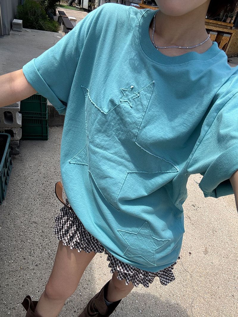 eon（イオエン）の「STAR WASHING TEE（Tops）」