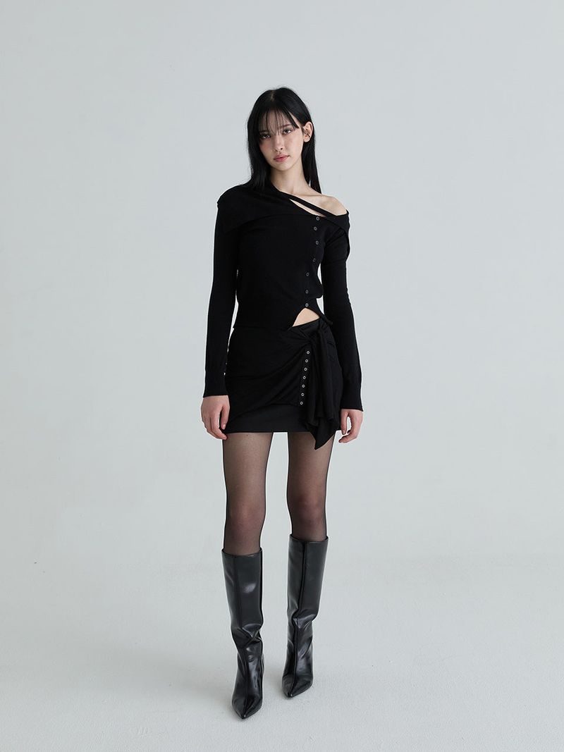 Sailor strap knit (Black)