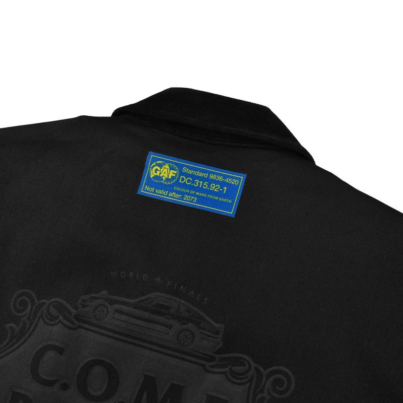 [UNISEX] C.O.M.E Mechanic Short Sleeve Work Jacket (Black)