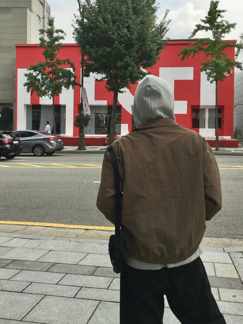 Uchi High Neck Windbreaker 4C