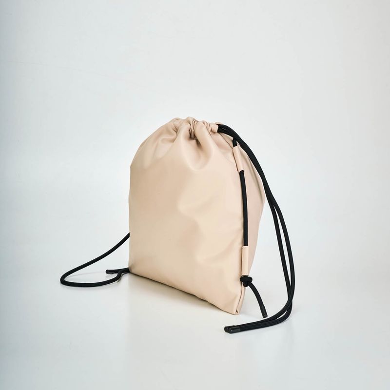 Recycled ECO Leather Drawstring Bag