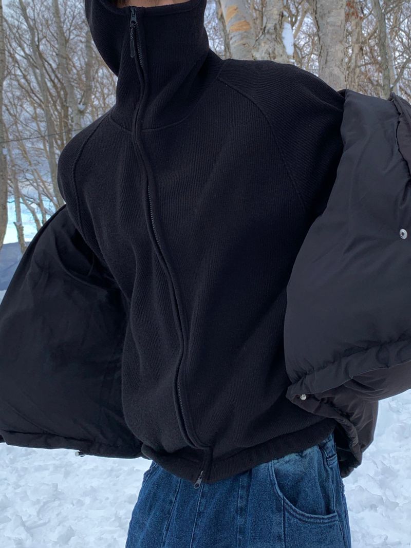 Javelin high face hooded zip-up 2C