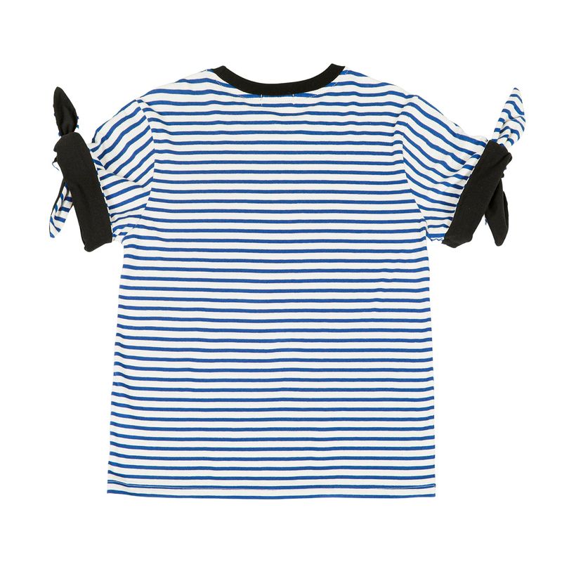 Stripe knot t-shirt (COBALT BLUE)