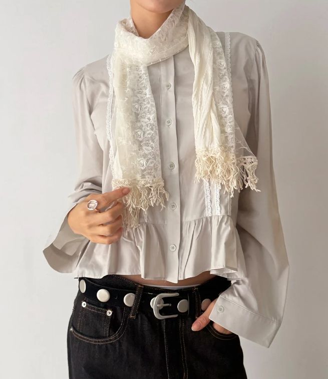 CIRCLE STUD SUEDE BELT