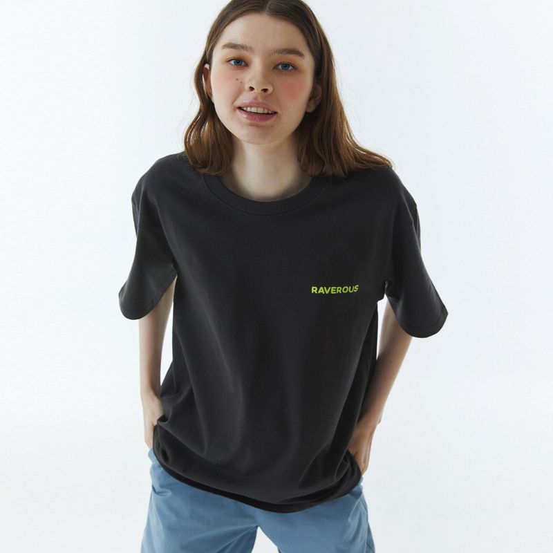 Cactus T-Shirt Charcoal
